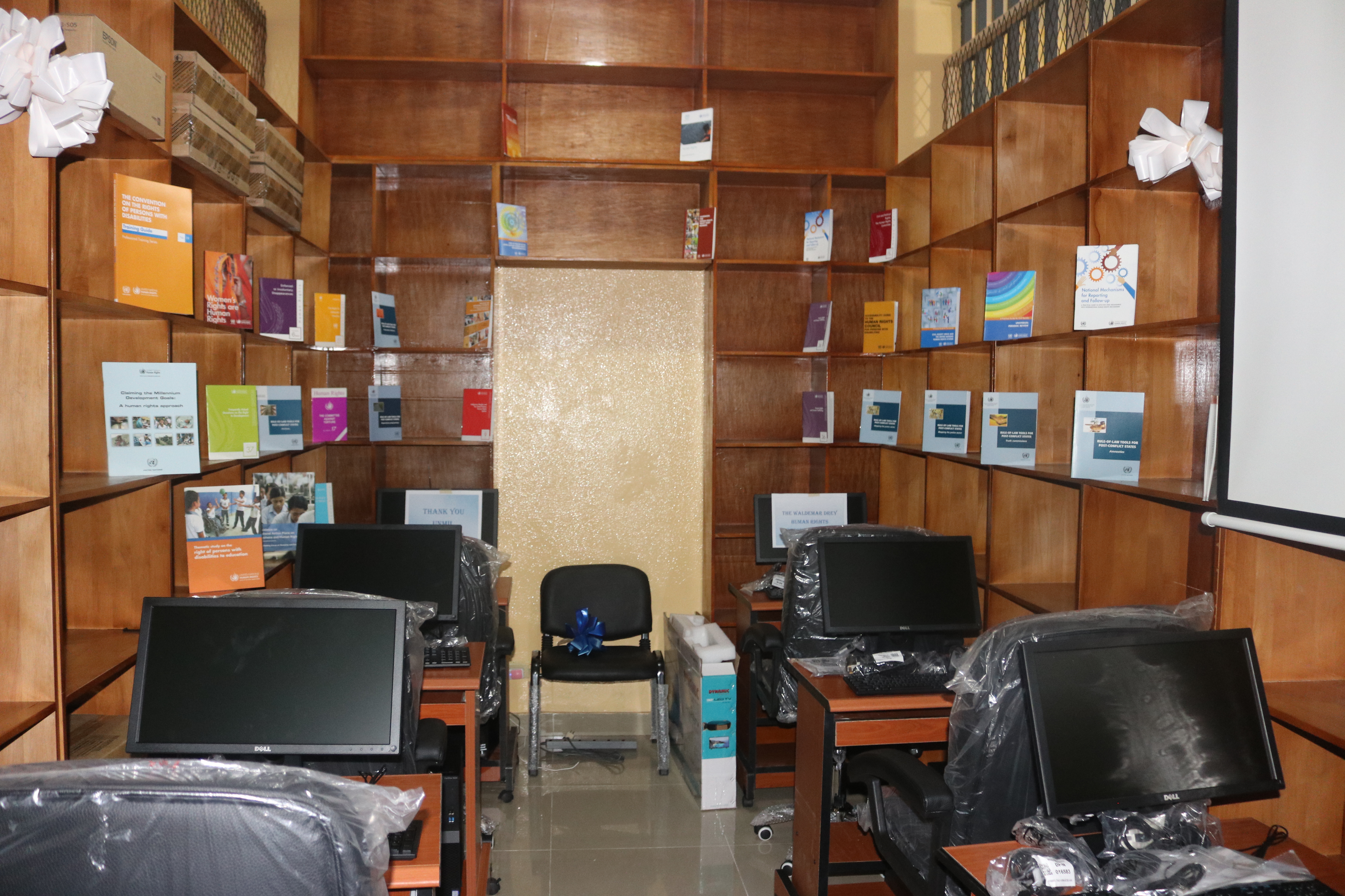 The Waldemar Vrey Human Rights Resource Center dedicated at the TOJ